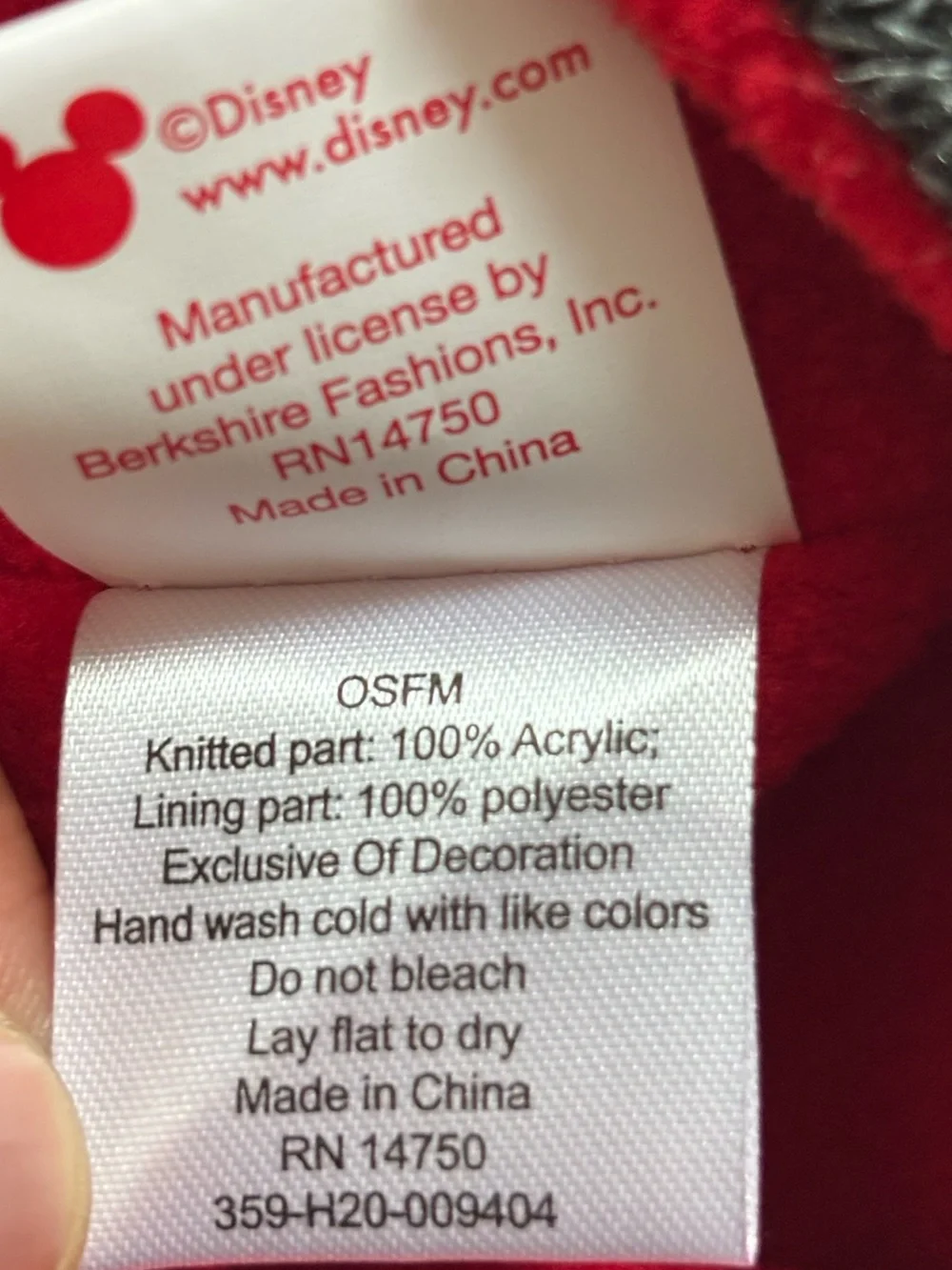 Disney cozy knit